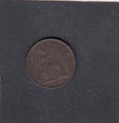 Beschrijving: 1 Farthing  VICTORIA